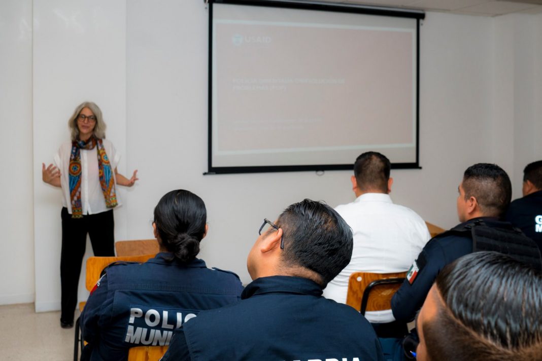 USAID México capacita a Policías Municipales de SLP en el Modelo de Policía Orientada a la Solución de Problemas