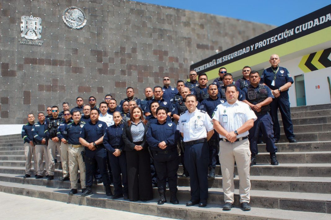 Alcaldesa de SLP sostiene reunión de trabajo con titulares de la Secretaría de Seguridad y Protección Ciudadana