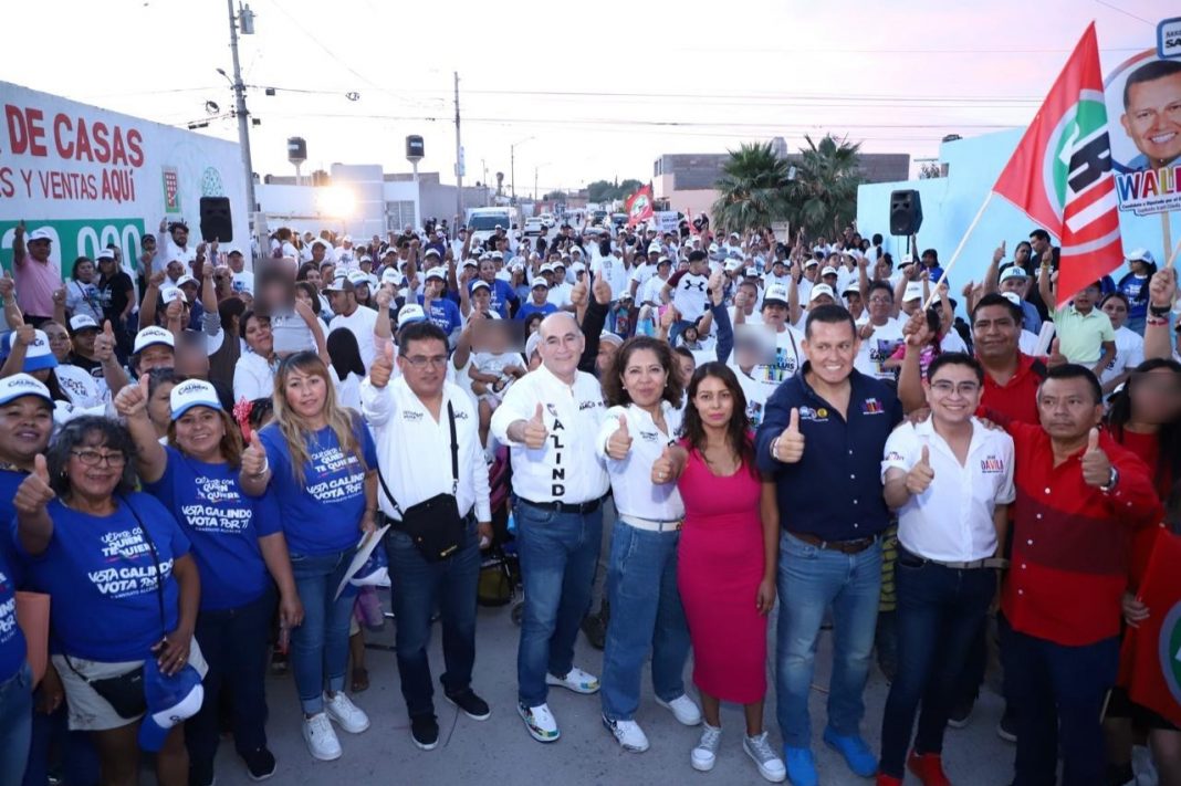 Llevará Galindo pavimentaciones y agua a colonias de la capital