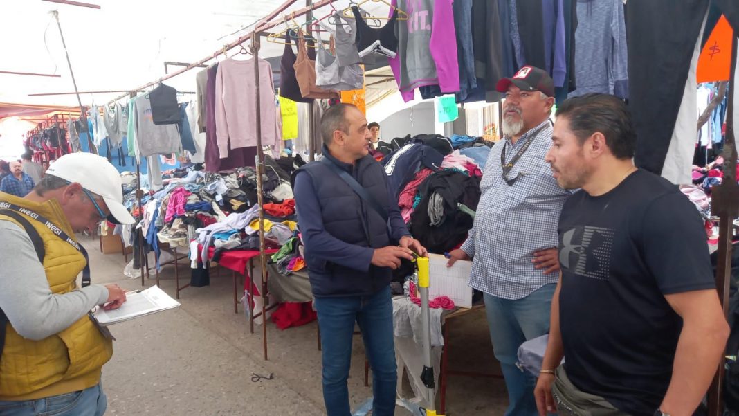 Gobierno de la Capital supervisa las 133 rutas de tianguis que se instalan en toda la ciudad, a través de la Dirección de Comercio
