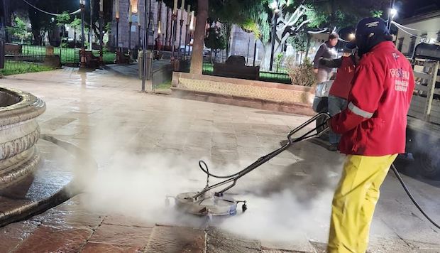 Gobierno de la Capital mantiene acciones permanentes de embellecimiento del Centro Histórico
