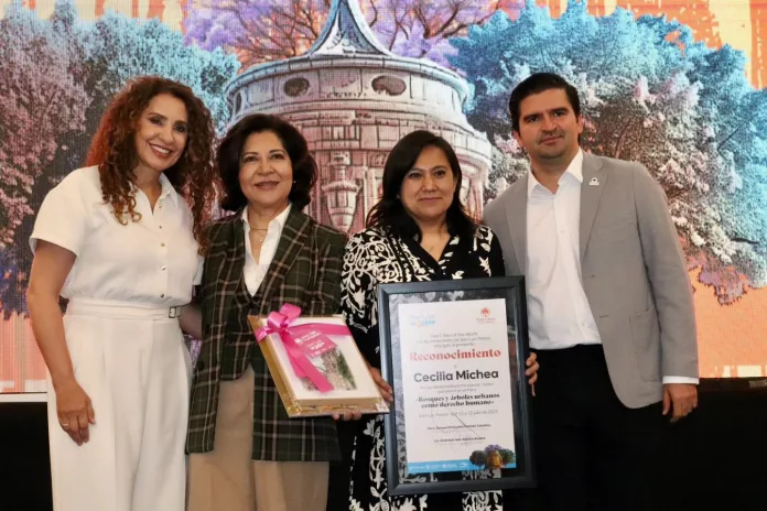 Cecilia Michea, ambientalista chilena, destaca el liderazgo del Alcalde Galindo para proteger el arbolado