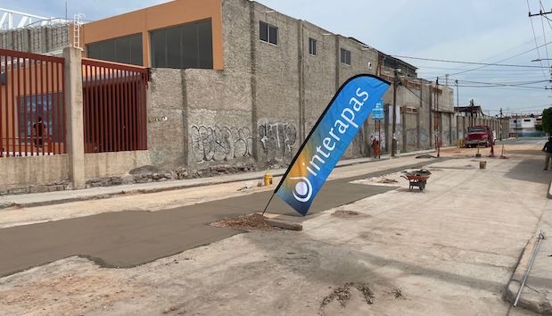 Lista rehabilitación sanitaria de la Calle 5 de Mayo, en San Juan de Guadalupe