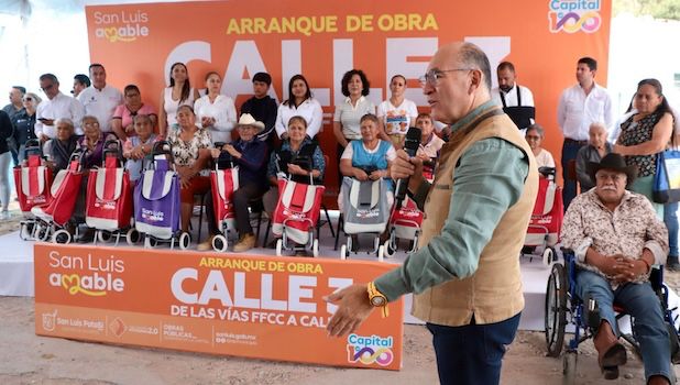 Alcalde Galindo inicia rehabilitación vial en la Delegación La Pila