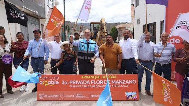Con el arranque de tres obras simultáneas, Gobierno Municipal de SLP moderniza Tierra Blanca
