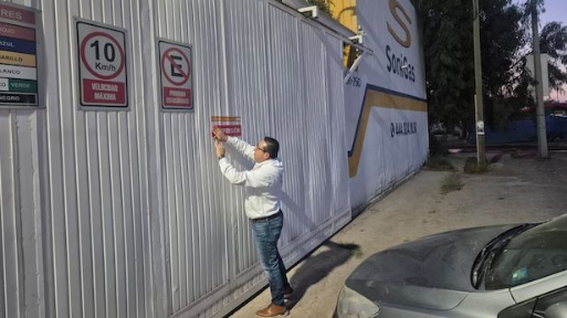 Comercio Municipal clausura gasera en el Eje 126 por no contar con licencia de funcionamiento