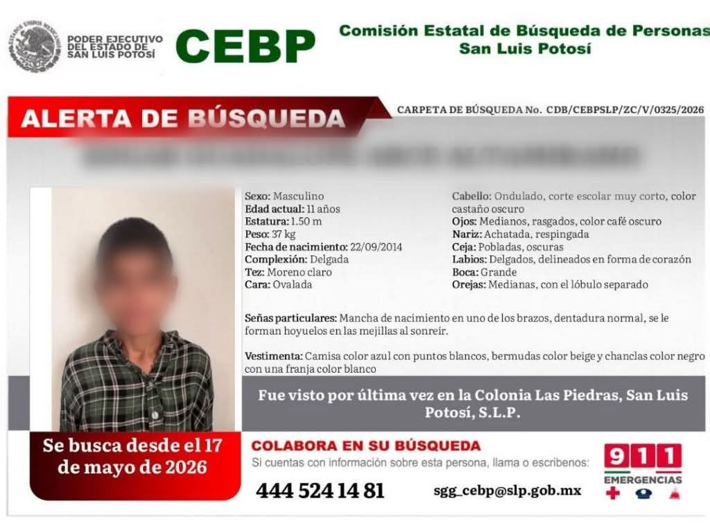 RESGUARDAN A MENOR LOCALIZADO EN CONDICIONES VULNERABLES EN LIBRADO RIVERA