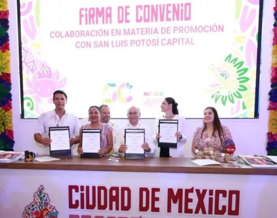 San Luis Capital y CDMX firman alianza turística rumbo al Mundial